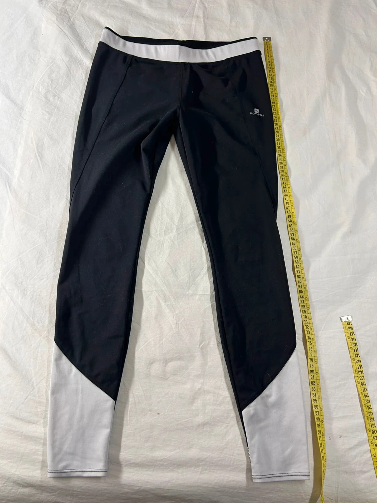 Legging noir et blanc domyos taille L